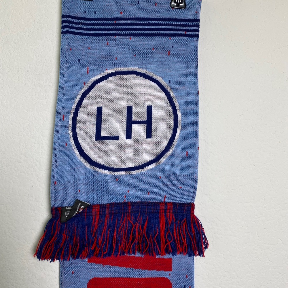 FC Dallas 96 Soccer Scarf Ruffneck LH Flag Texas MLS Football Blue Red Fan Gear - Picture 9 of 9